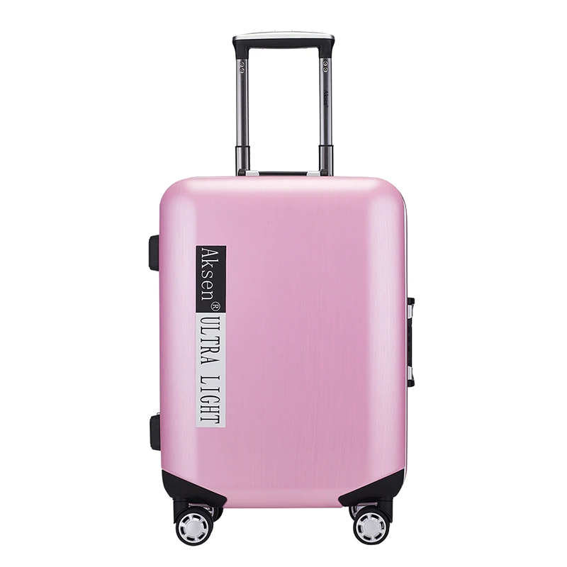 Hot sale Hasp trolley cases with spinner wheels for men women customize Travel suitcases luggage
