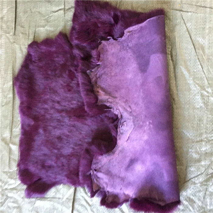genuine raw chinchilla rabbit fur pelt for sale cheap price