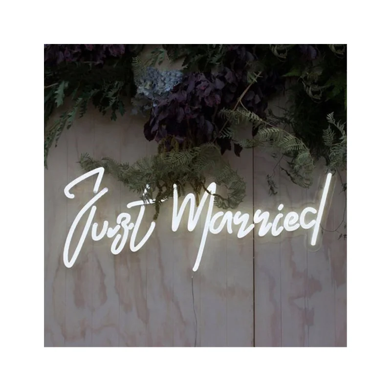 Manufacturer Hot Selling Custom RGB Decorative Lighting Letters Acrylic Led Neon Lights Wedding Neon Party Neon Sign Custom