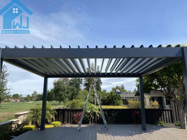 Large gazebo outdoor canopy carport patio cover aluminium pergolas for terrace
