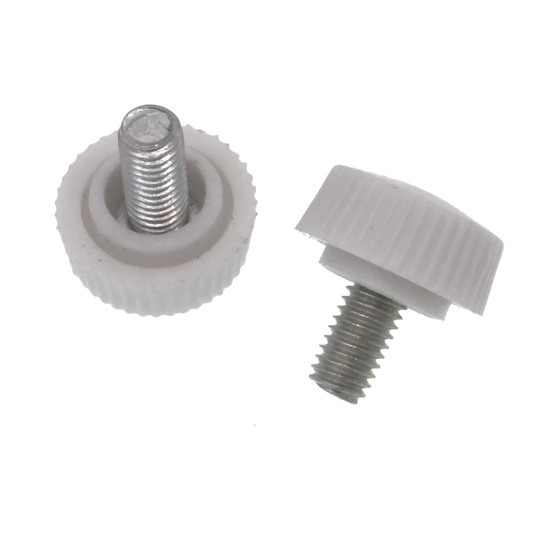 Plastic head Special custom thumb screws with pull rings for toys screw