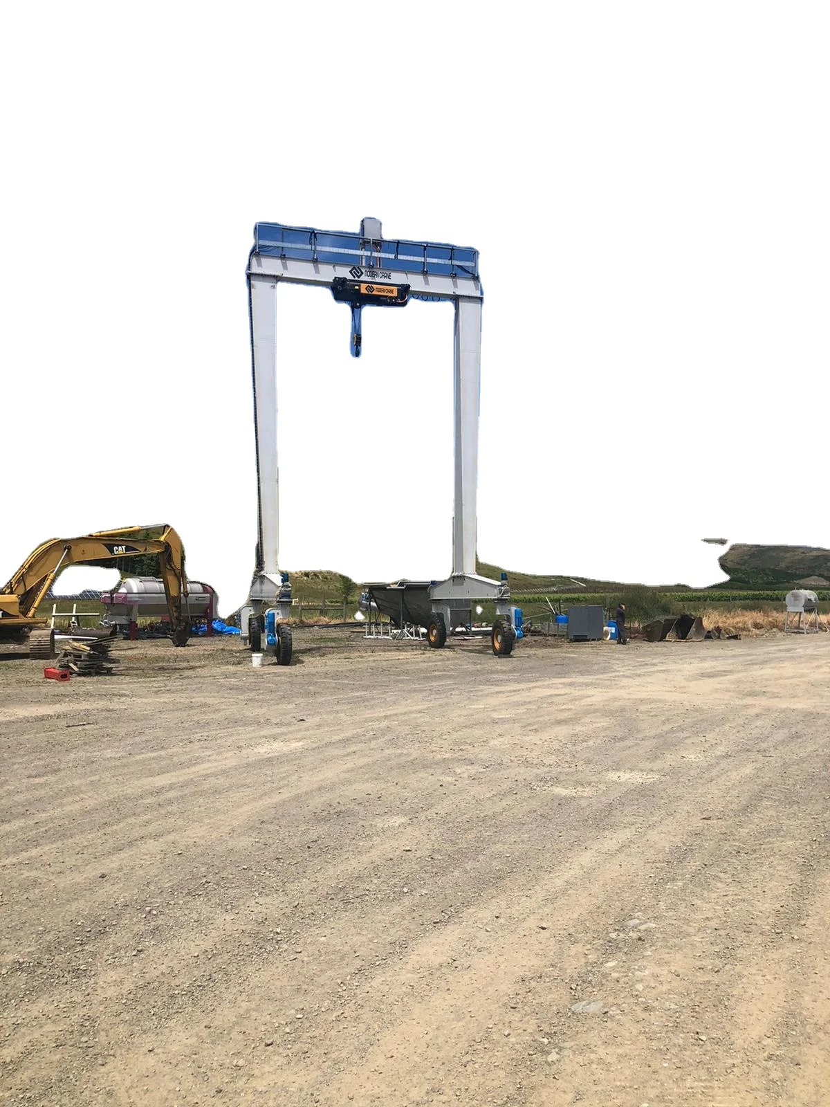 SBR Single Girder Beam Rubber Tire Gantry Crane  for Sale