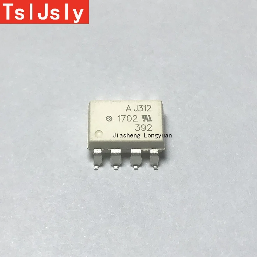 TSLJSLY Original SMD HCPL-J312-500E SOP-8 HCPL-J312 AJ312 SOP8 High-speed Optocoupler  HCPL-J312-500E