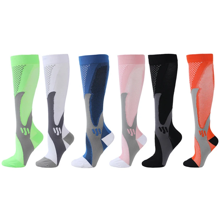 Factory Compression Stockings sport socks Outdoor Cycling Knee High Socks Fast-drying Breathable Adult