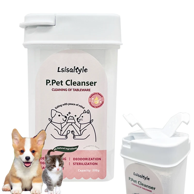 Dishwasher tableware professional pet cleaning dishwashing powder for cats and dogs special environmental protection formula