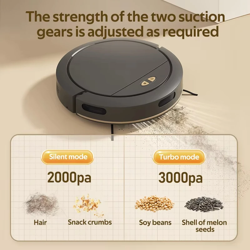 OB16SE APP Control 2700pa AntiFall 100ML Water Tank Auto Recharge Floor Sweep Robot HEPA Filter Vacuum Cleaner