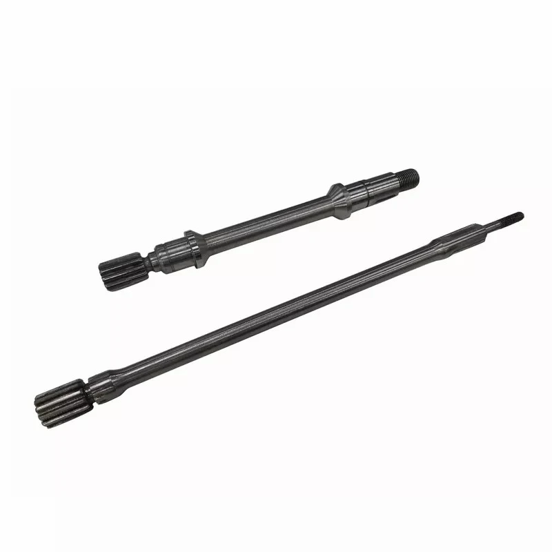 weite china Supplier High Precision cnc motor gear shaft with machined worm pinion gear shafts