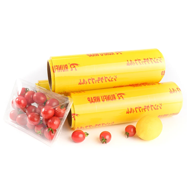 OEM ODM Food Grade PVC Plastic Wrap Soft Moisture-Proof Film for Fresh-Keeping Food Packaging