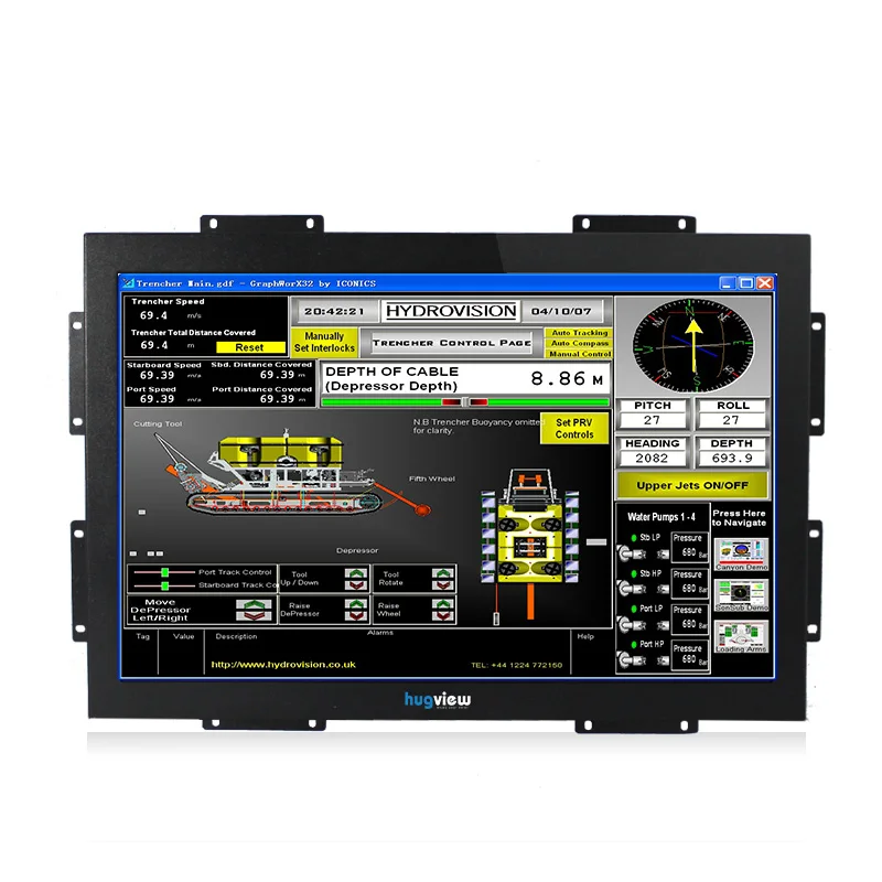 Промышленная Встроенная панель ips с высоким разрешением full hd 1080P 15 6 дюйма сенсорный монитор открытой рамкой 21