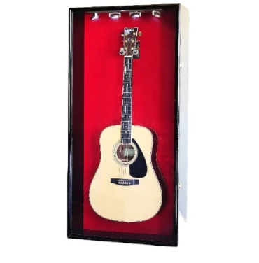 Wholesale high quality Hot sale Cabinet Wall Rack Holder Lockable Large  Guitar Display Case