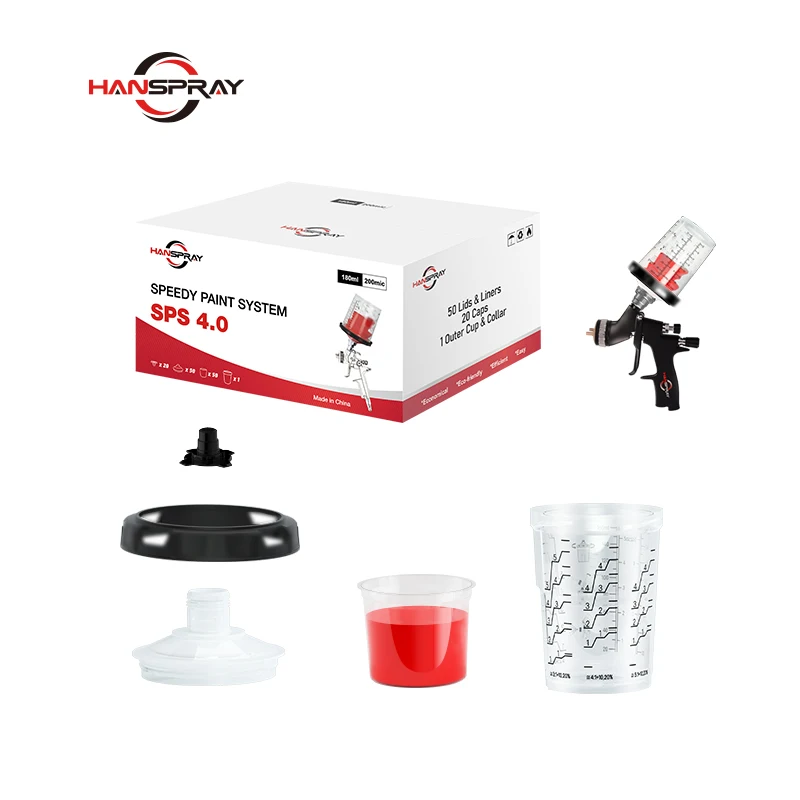 high performance automatic painting nozzle gravity feed hvlp paint spray tanning gun for car paint with cup