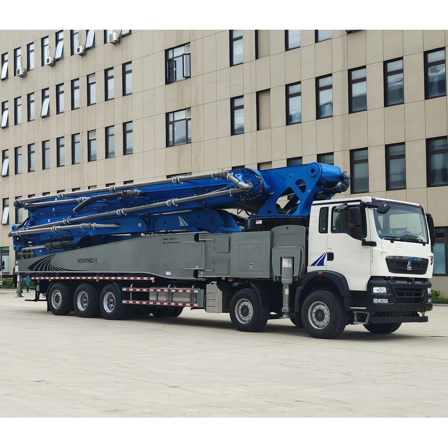 Завод JIUHE JHZ5540THB грузовик бетононасос 70 м 79 М 80