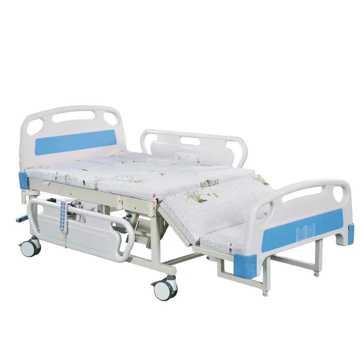 5 function electric hospital ward bed  for patient  medical commode hospital bed for sale