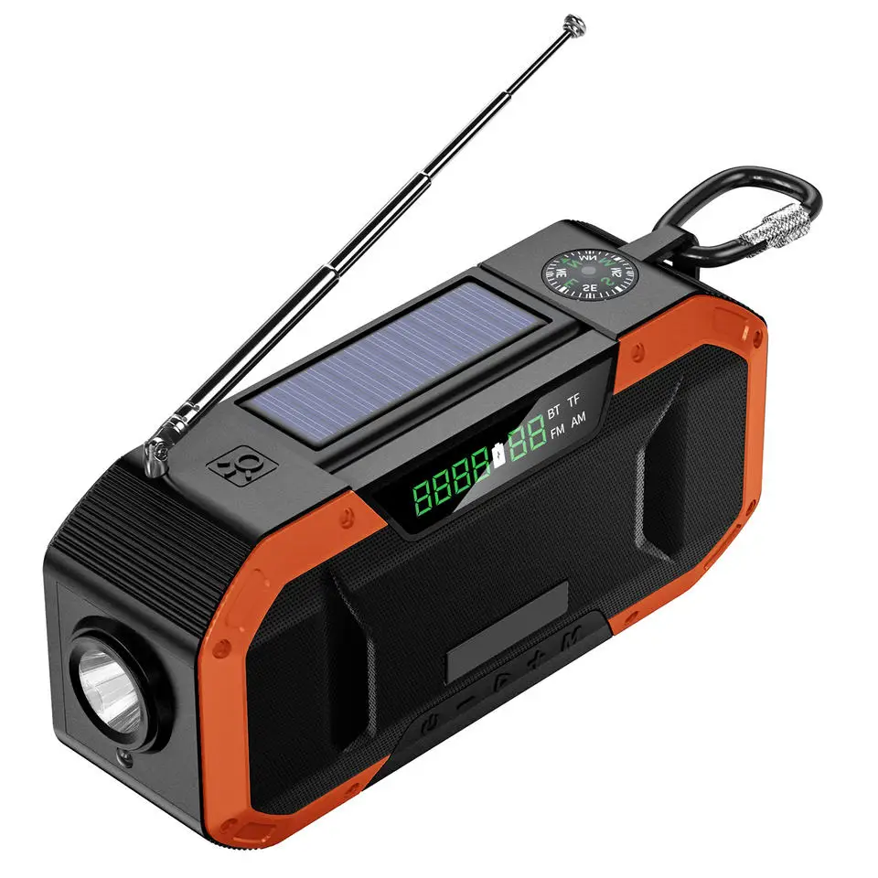 Hot Sale Fospower Disaster Kit Emergency Solar Hand Crank Portable Weather Radio