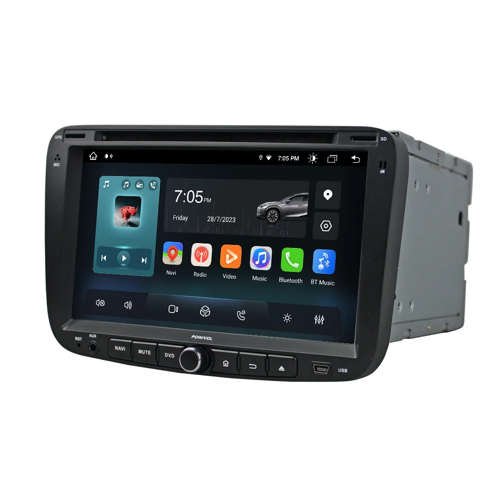 RoadNavi Android 13 Car Radio for Geely Emgrand EC7 2014-2016 CarPlay Gps Navi 4G 360 Camera
