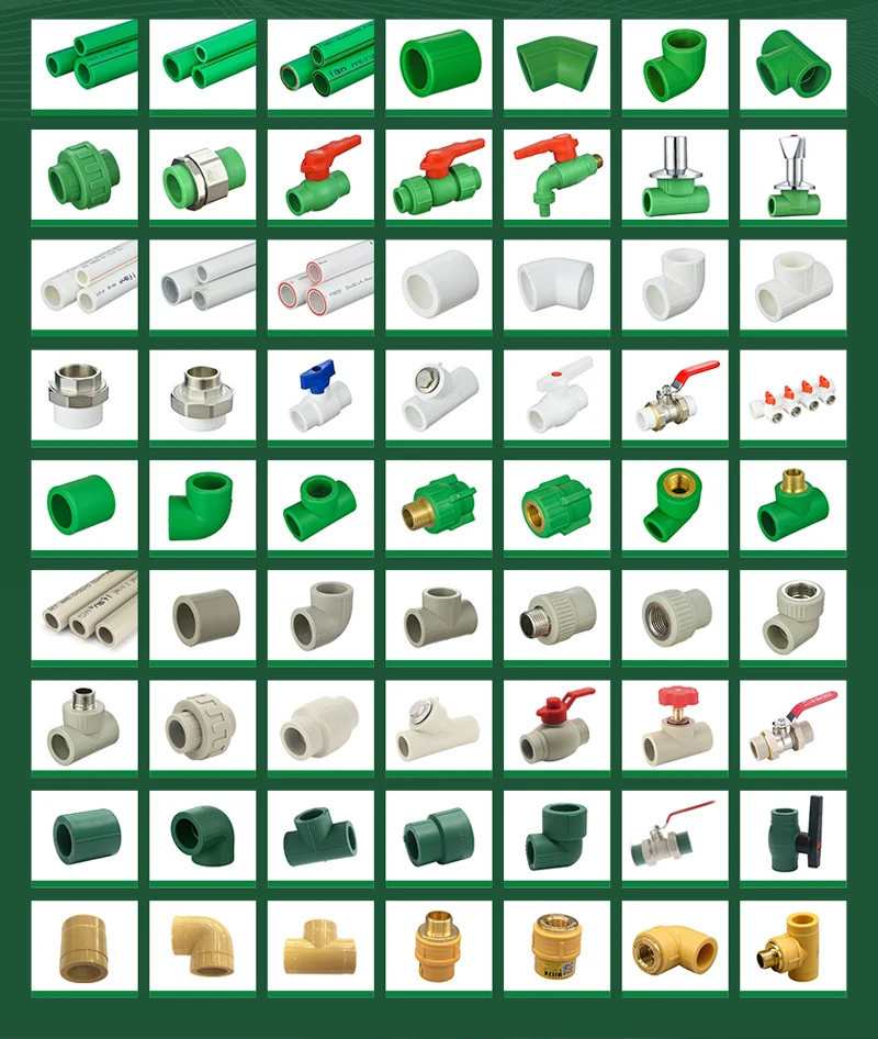 IFAN DIN 8077/8078 Plastic Pure Polypropylene Plumbing Materials PN12.5 Plomberie PPR Water Pipe