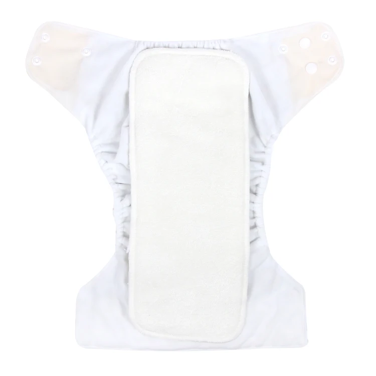 Cover Baby Diapers Usable Cloth Inserts of Baby Washable Soft Absorbent with Waterproof Printed or Custom PUL Waterproof Fabric
