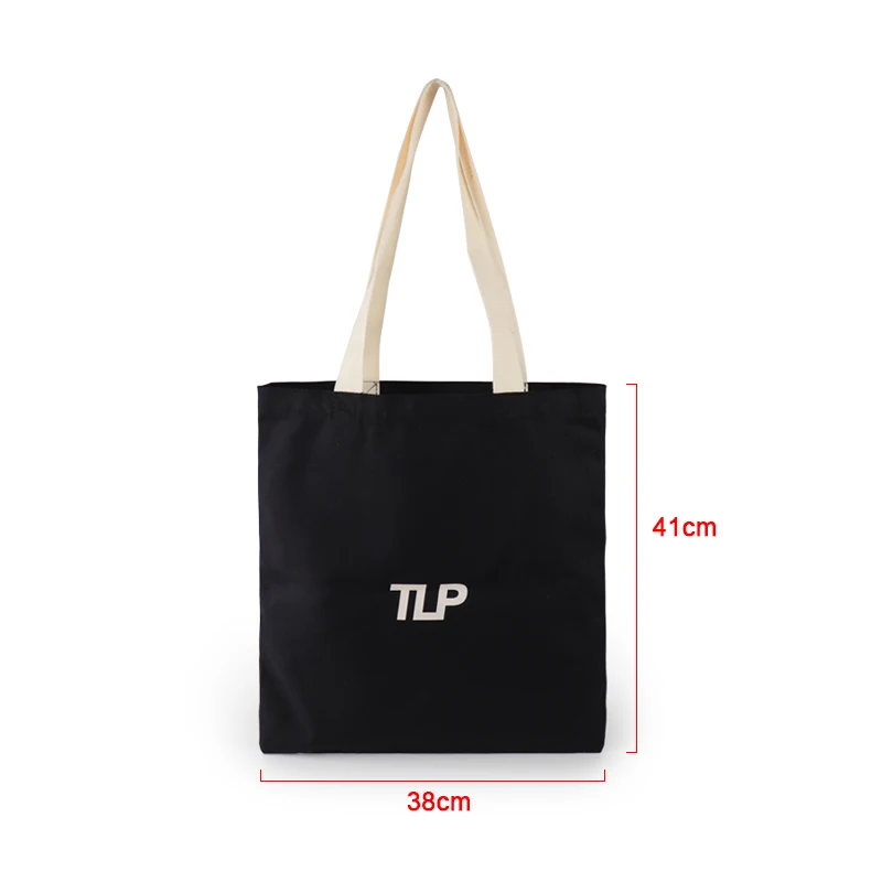 High quality christmas tree cotton fabric canvas shopping tote storage bag Cotton or pp webbing