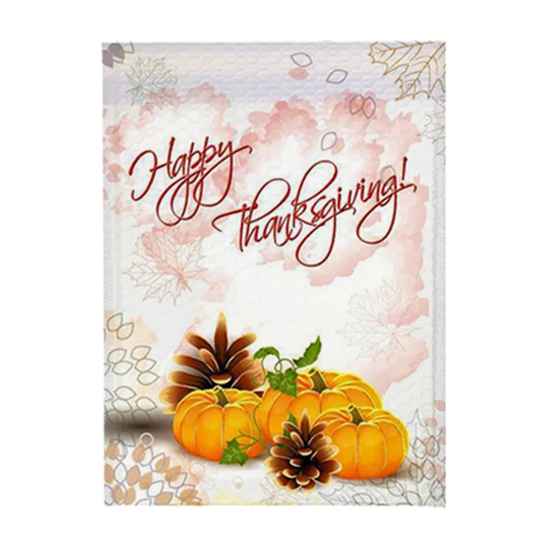 China manufacture free design poly bubble mailers for Thanks-giving day degradable bubble  envelope