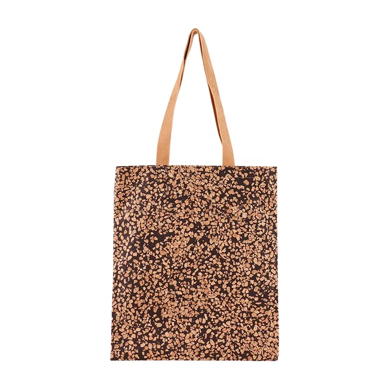 ISO BSCI factory eco friendly custom cork material shopping tote cork bags and purses storage lifestyle bags cork bag
