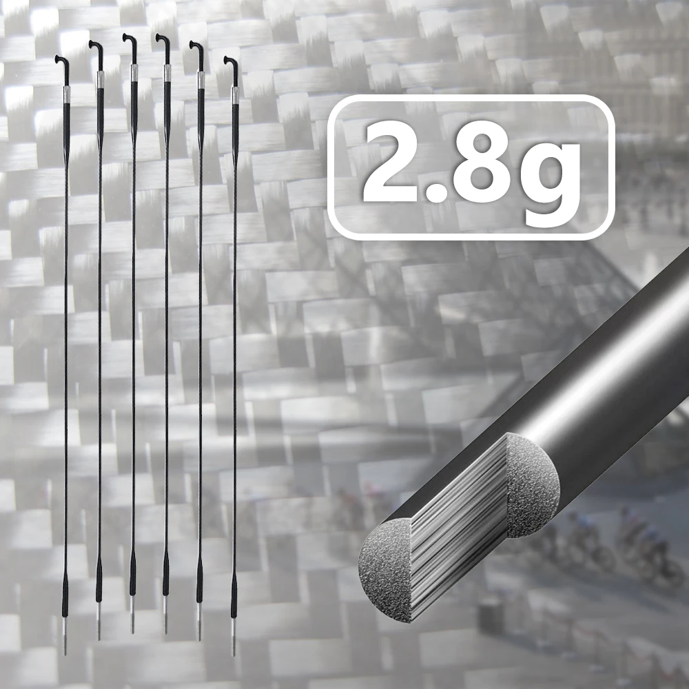 carbon fiber spokes 2.8g/270mm ultralight bicycle spokes compatible any standard hubs carbon spokes