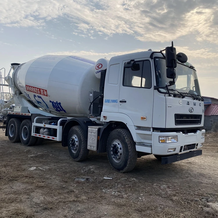China used second hand industrial diesel engine small mobile CAMC concrete cement mixer truck price
