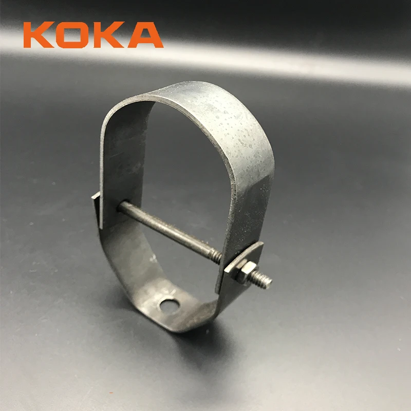 Factory Supply Galvanized Steel Conduit Pipe Clamp Electrical Zinc Heavy Duty Clevis Hanger