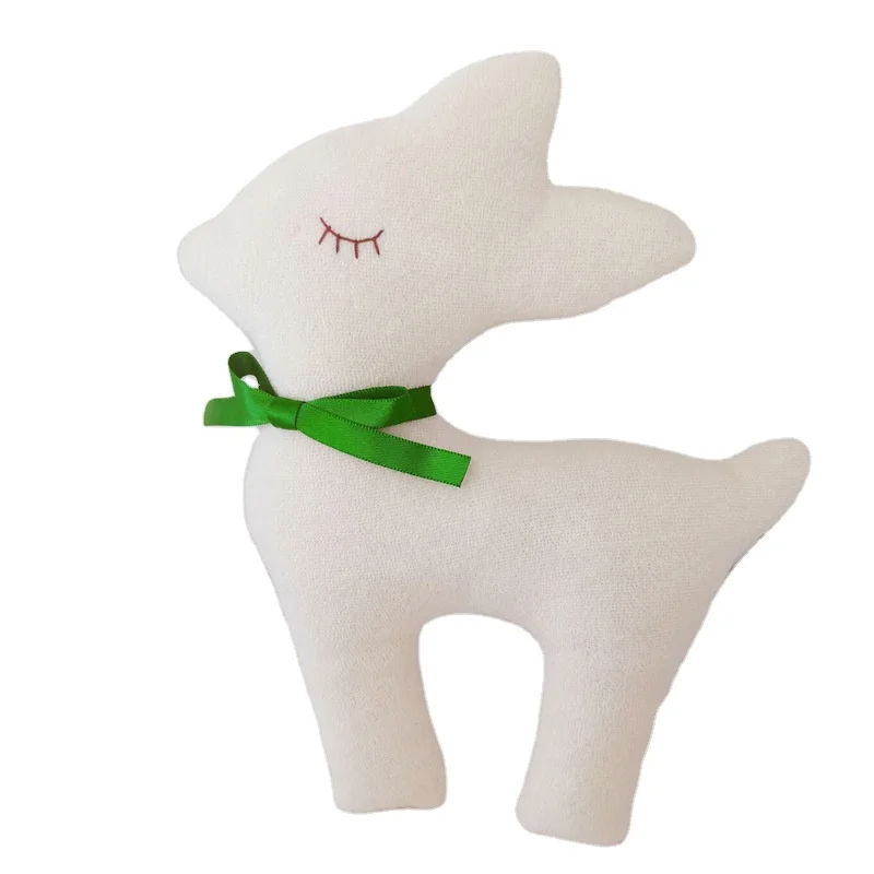 Nordic INS New Soft Sleeping Cloth Cartoon Animal Accompany Baby Comfort Doll Plush Toy