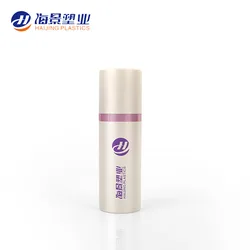 white color Airless Pump Lotion Bottle Manufacturer Cosmetic Plastic Screen Printing Logo 50 Ml Acrylic PUMP Sprayer bottle