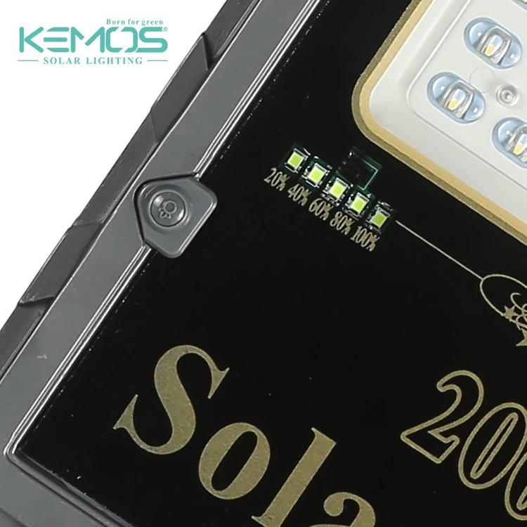 
Remote Control 60W 100W 200W 300W 400W Aluminum Housing Outdoor Solar LED StreetLight 