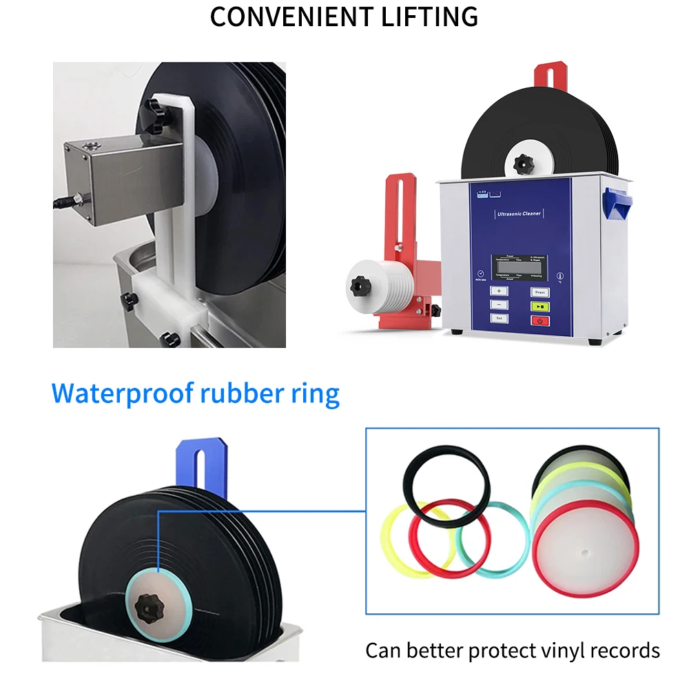 Multifunction Vinyl Records Ultrasonic Cleaner 37KHz High Frequency Vinyl Ultrasonic cleaning machine