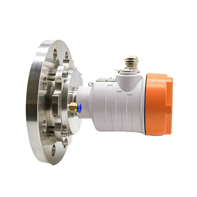 80GHz Universal blowing material level measuring radar transmitter radar solid sensor meter