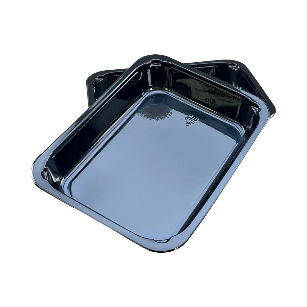 Factory Price HSQY high quality 1 compartment plastic CPET food tray cpet tray wholesale