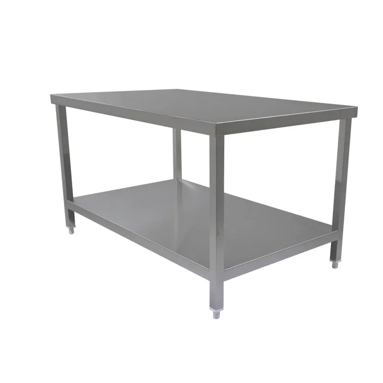 
Factory workshop assembly line inspection and maintenance console stainless steel warehouse packing workbench 