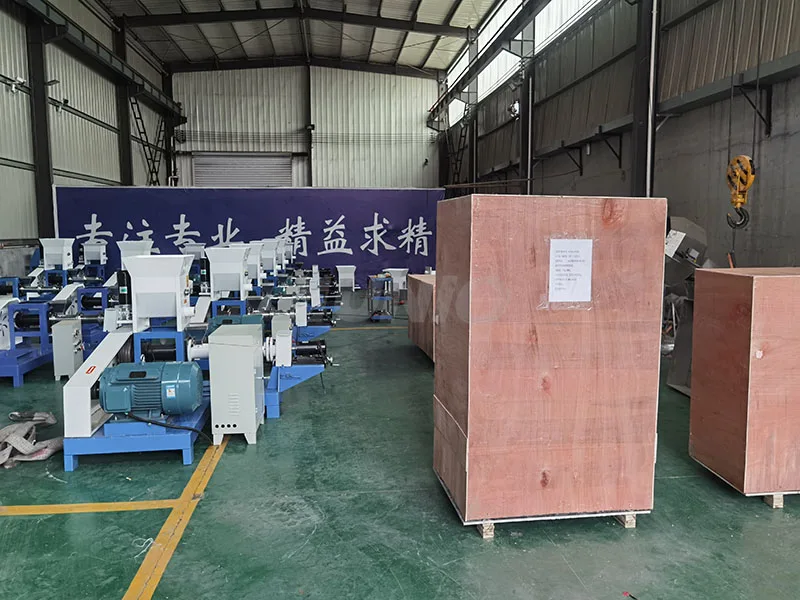 Factory Floating Fish Feed Pellet Machine Price / Fish Feed Making Machine / Dog Feed Extruder For Pet Feed With Twin Screw