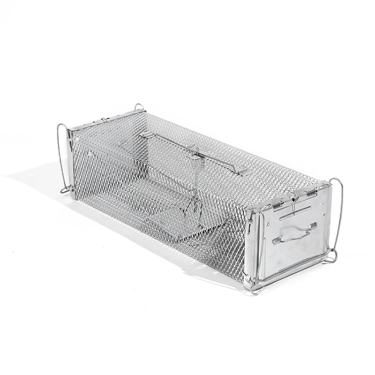 New arrival humane no kill live catch iron mouse trap rodent metal trap cage