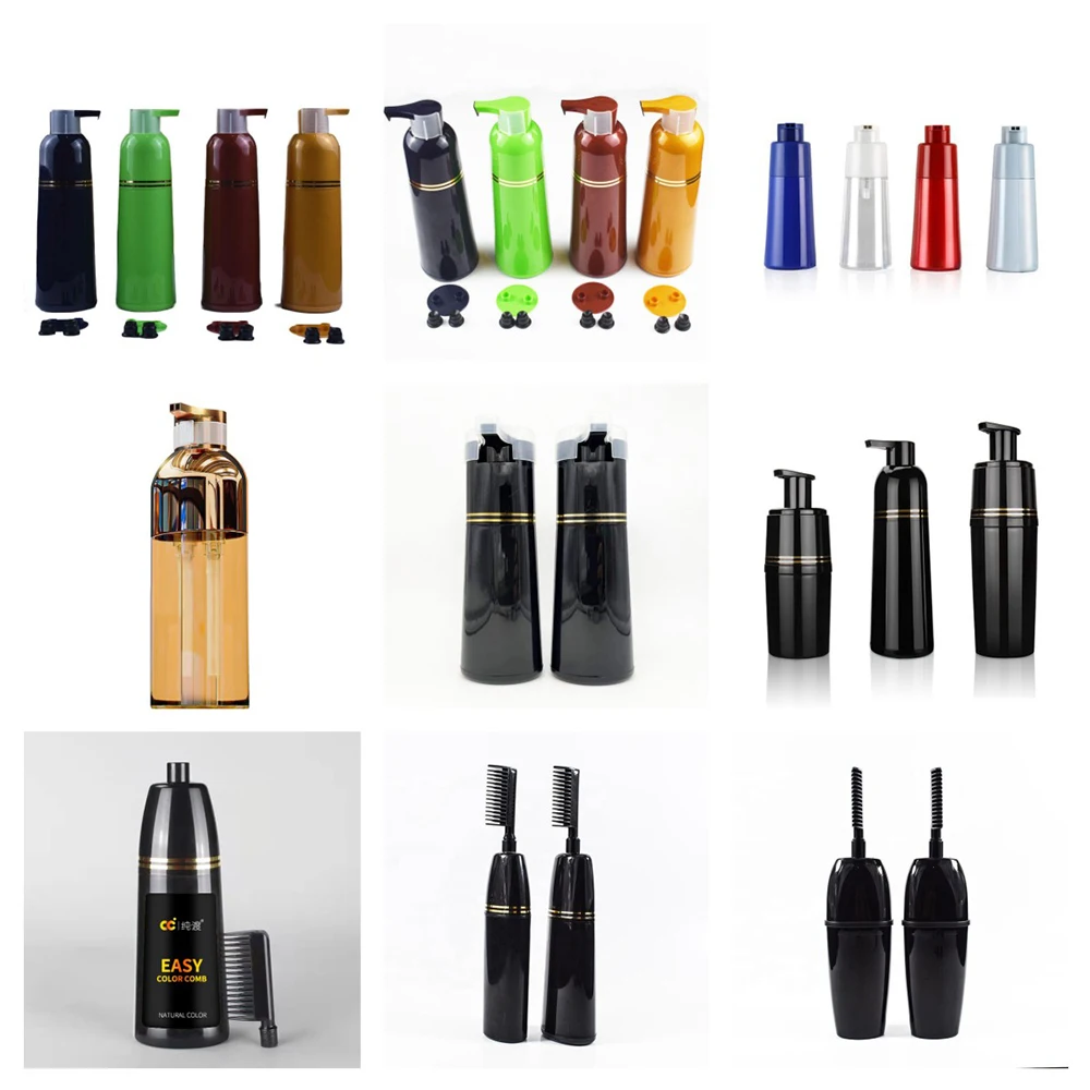 FULLY Natural Hair Color Shampoo Gray to White Oil Coloring Black Dye for Hair