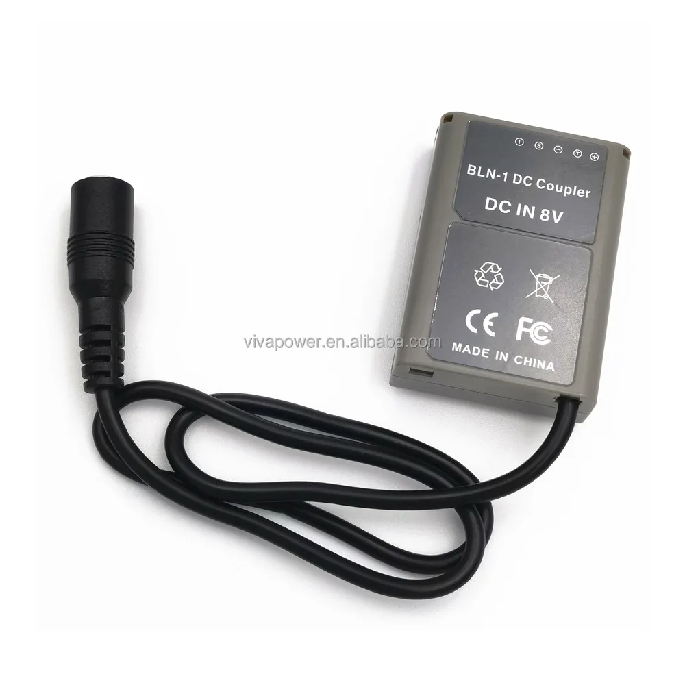 PS-BLN1 BLN-1 BLN1 Dummy Battery DC Coupler + 5V USB Power Bank Cable for Olympus Digital Camera OM-D E-M5 II 2 E-M1 PEN E-P5