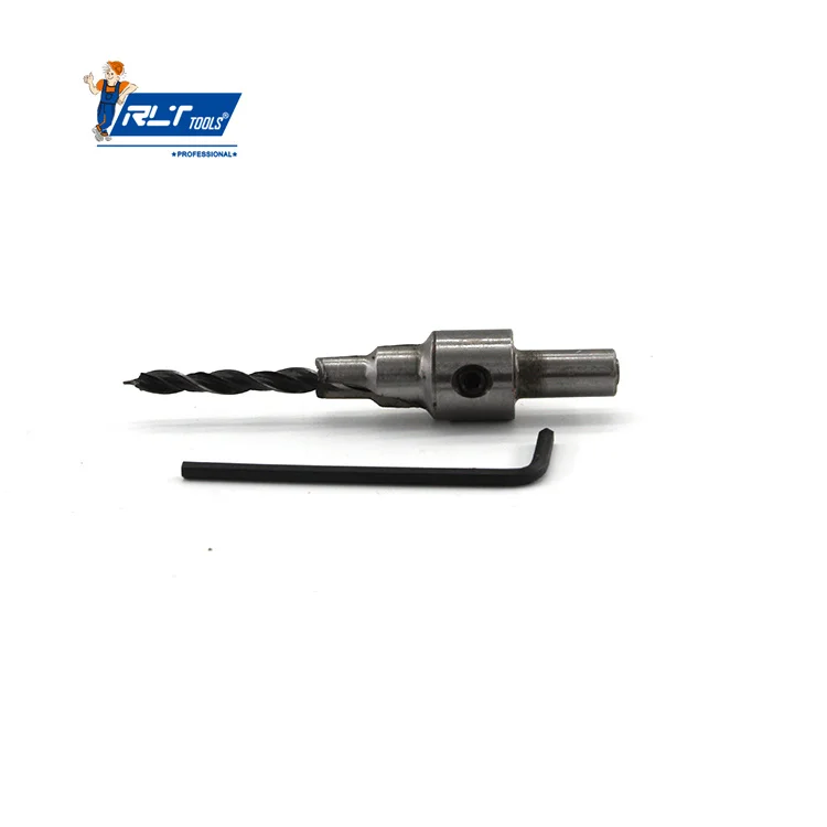 Rlt TOOLS RLT Tools HSS Drill Bits Set 3mm-10mm High Speed Steel Wood Drilling Countersink Drill Bit