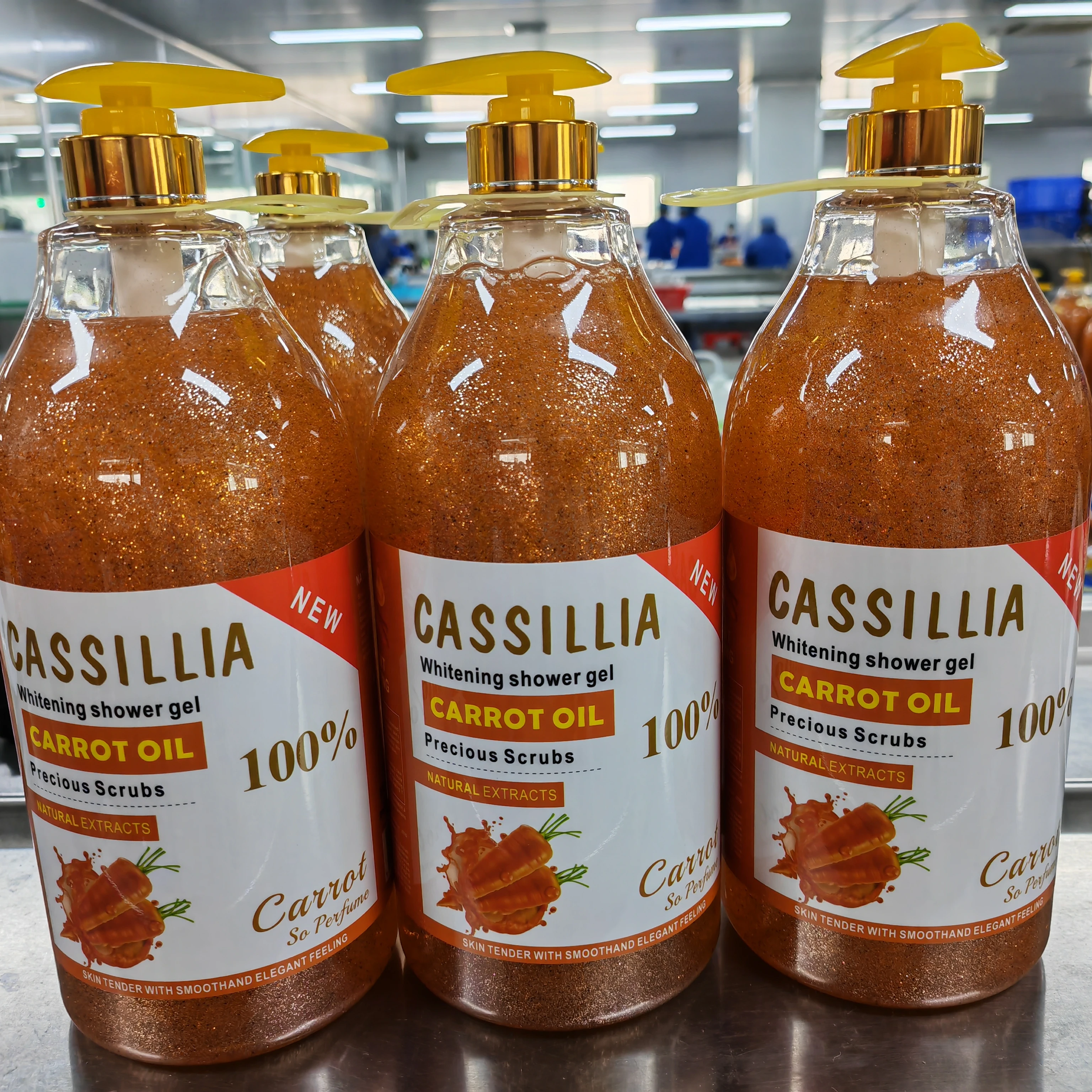 Cassillia oem odm ручная пресс-форма для увлажняющий отбеливающий гель душа и лосьон тела 1900 мл мужчин жидкая