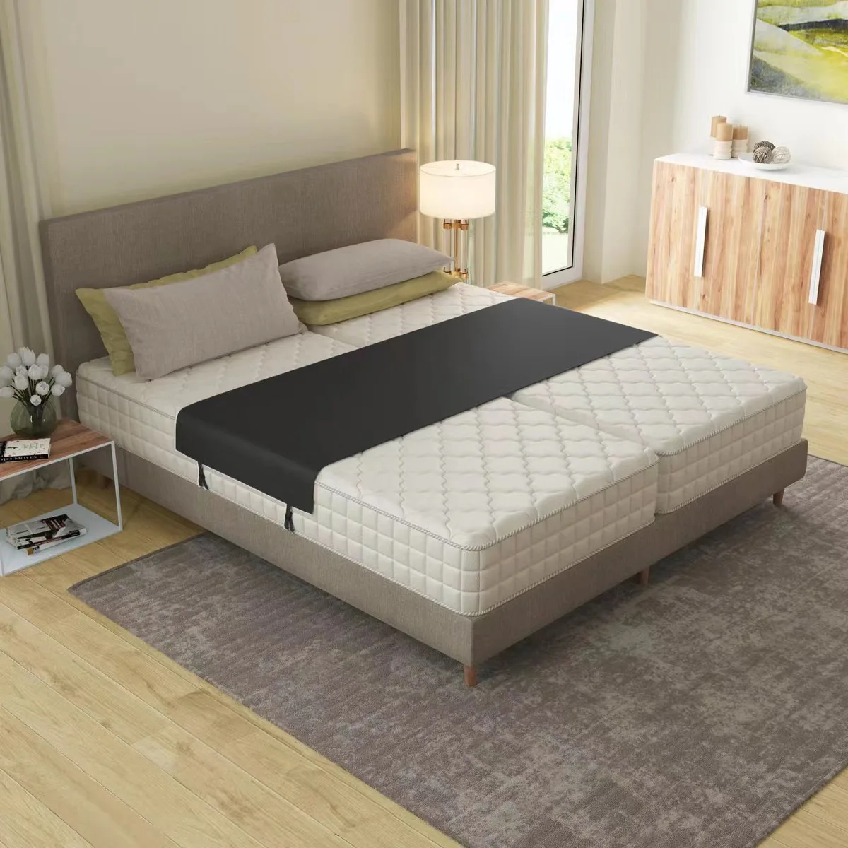 Hot Sale High Quality Adjustable Bed Bridge Twin To King Converter Kit