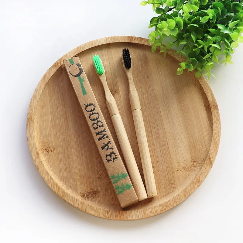 BT-CO-S-03 Wholesale Replaceable Bamboo Toothbrush With Replaceable Head