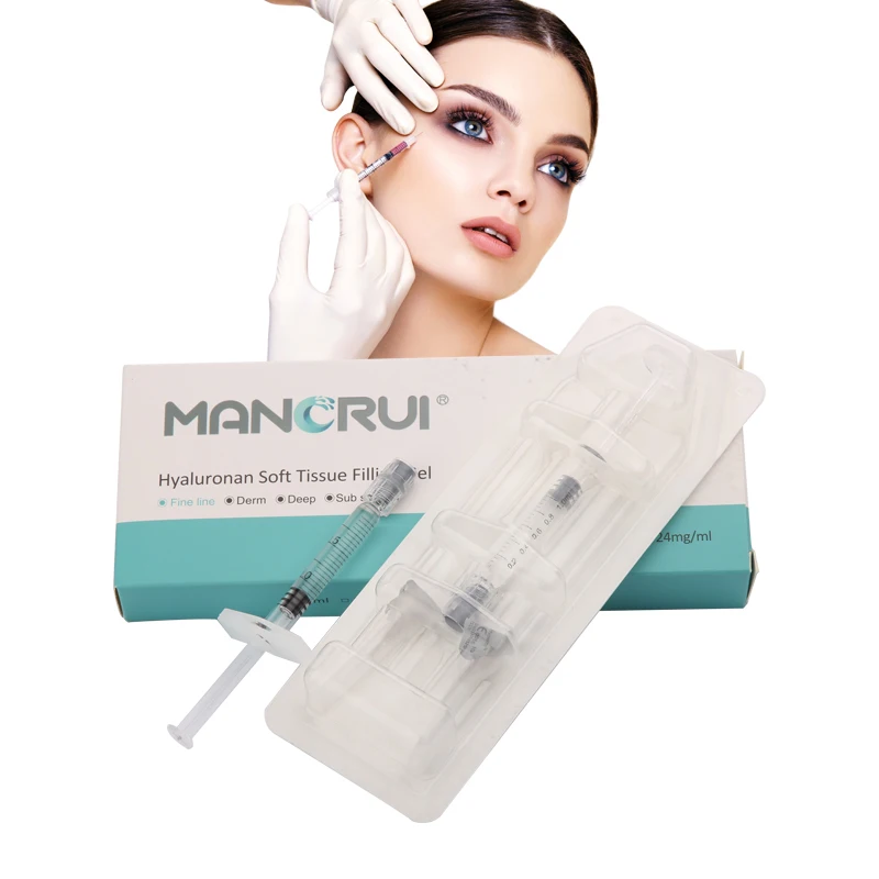 
Ha injectable hyaluronic acid dermal filler 1ml anti wrinkles around the eyes acido hialuronico 