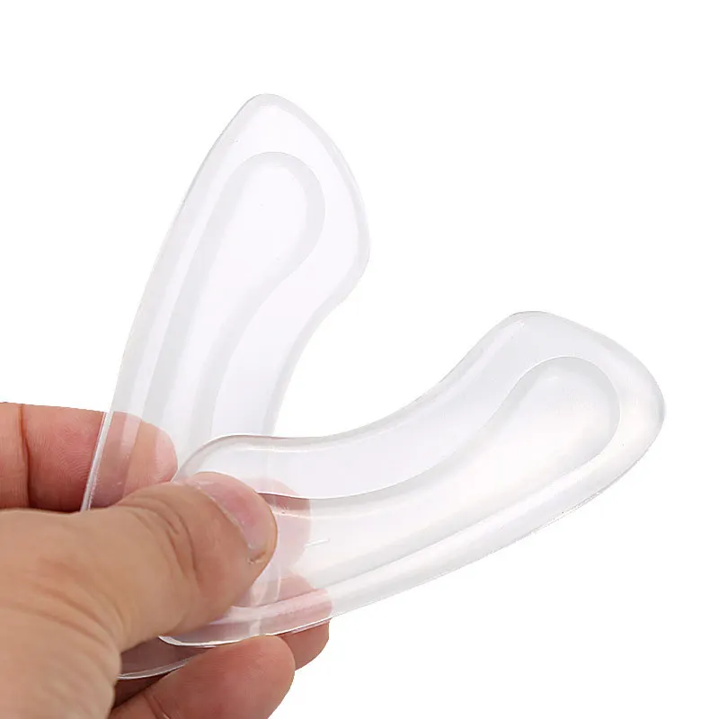 shoes blister protection anti-wear silicone soft gel clear women insoles for shoe back high heels cushion pads liner grips