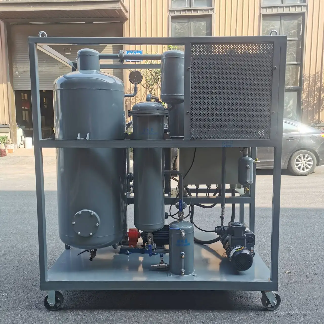 ZJD High vacuum hydraulic oil 68 purifier motor oil recycling machine