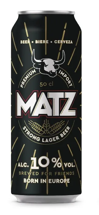 Wholesale Price Matz 10% Beer Alcoholic Drinks Refreshing Beverage Supply 10% Alcohol German Beer In Bulk