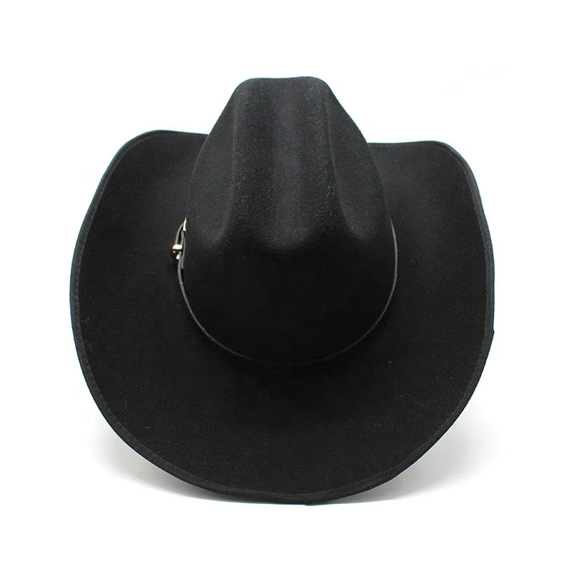 FREE SAMPLE  embroidered logo 100 100% australian wool wide brimwestern jazz felt pro cowboy cowgirl hats For men adult