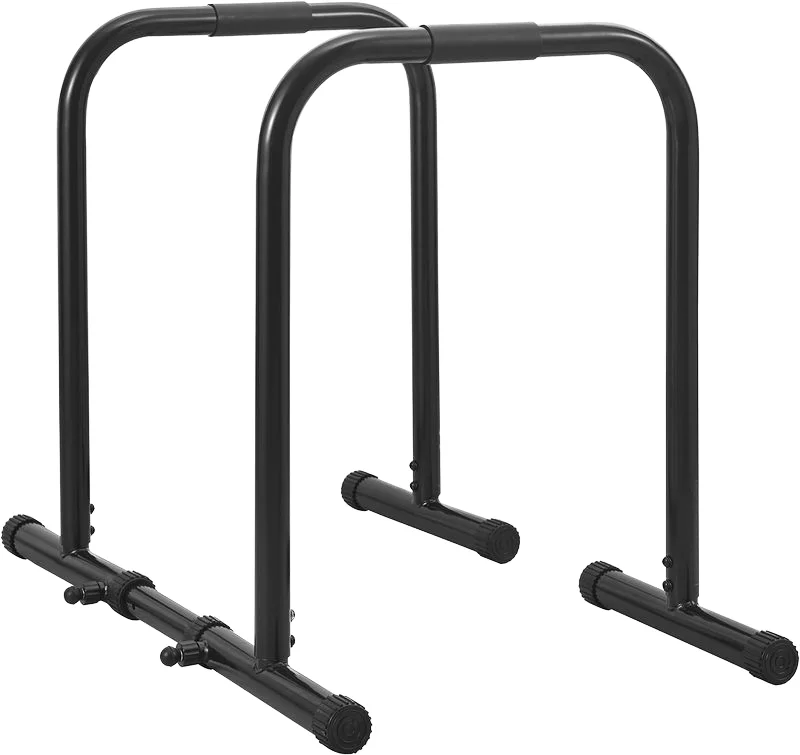 Heavy Duty Power Tower Multi-Functional Fitness Workout Stabilizer Dip Station & Parallette Push up Stand Steel Pull up Bar