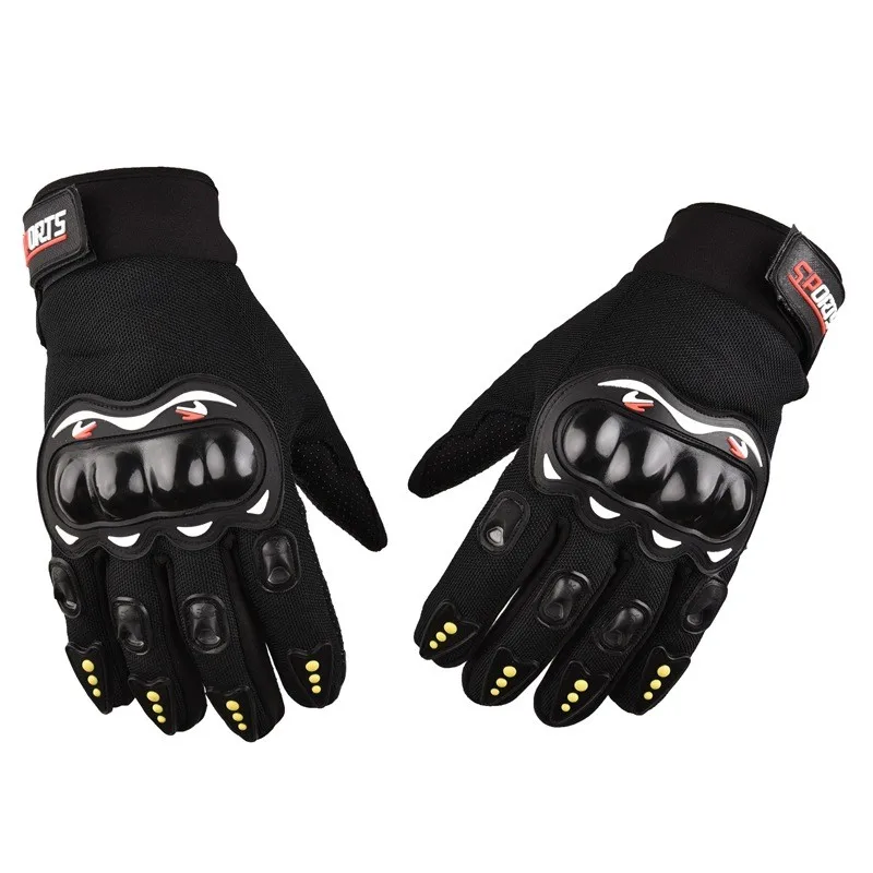 Full Finger Racing Gloves Motorcycle Motorbike Motocross Riding Black blue Red Sport Non Slip Gloves