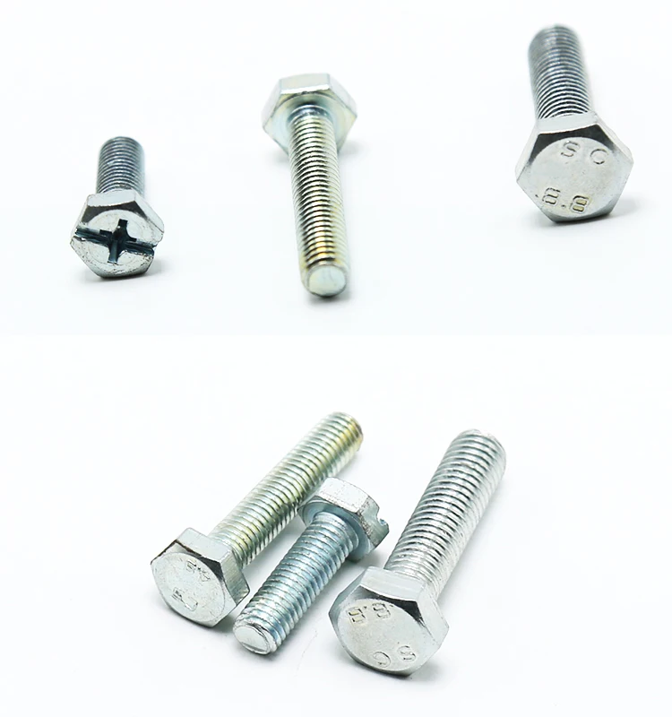 Fastener GalvanizedM2 M8 M6 M9 M10 M6x25 M8x65 Assorted Titanium Stainless Steel Flange Hex Hexagon Head Bolts